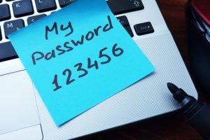 never use easy passwords